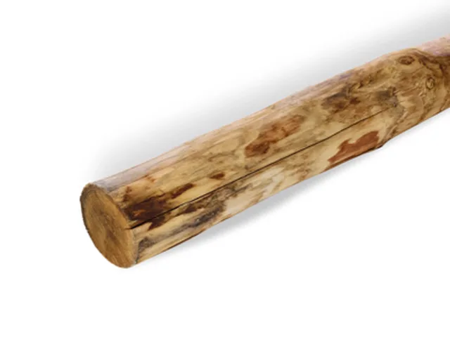 Poteau pointé en châtaignier diamètre 6/8cm hauteur 2000mm - Ref 133374