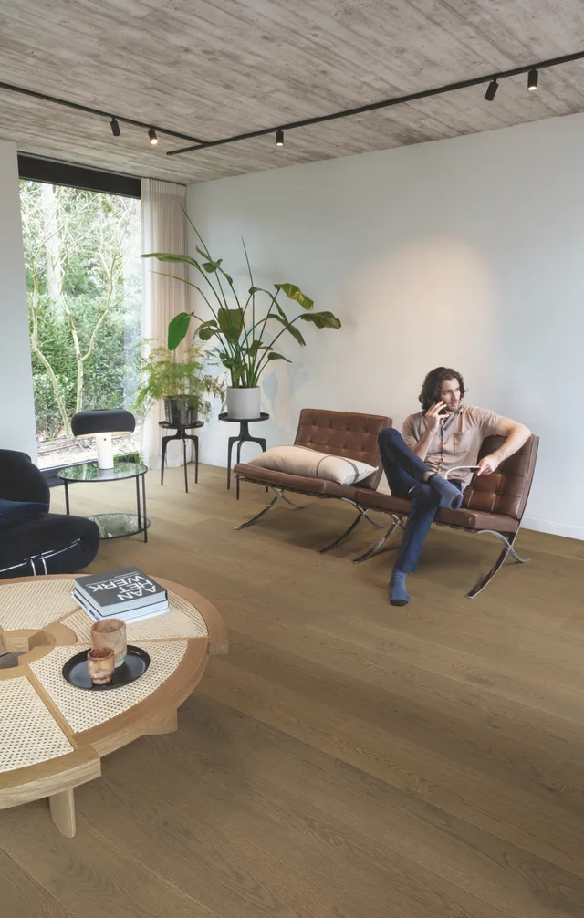 Quick-Step Cascada Chêne Marron Vieilli Extra Mat 1820x190x13 mm-3