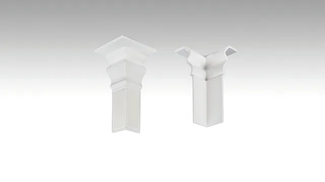 Angle extérieur 10 PK Blanc 2001 - Biemar Bois