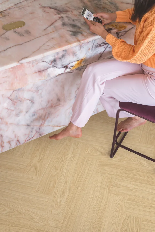 Quick-Step Chêne Rosé Pur 630x126x6 mm avec Sous Couche-6