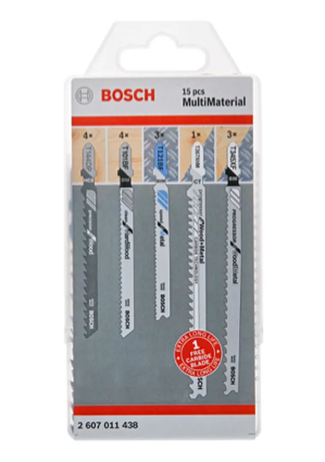 Lames pour scies sauteuses MultiMaterial Pack 14+1