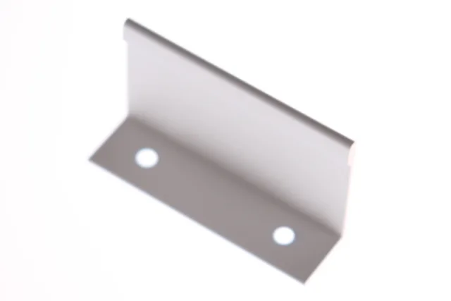 Poignée 'angle' aluminium blanc 70x1,6mm