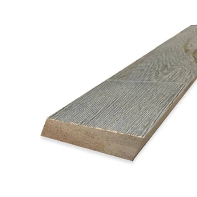 Bardage en cèdre - SIVALBP gris 102 - 18x65 (56mm visible) parallélo (pose horizontale) - brossé - abouté