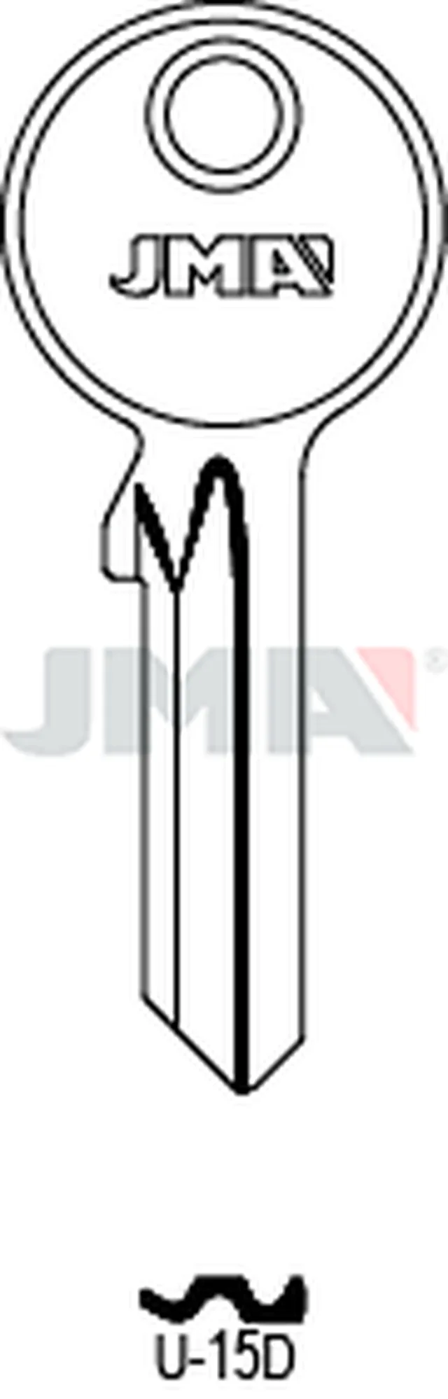 Taille sur Ebauche de clé JMA U-15D - Biemar Bois