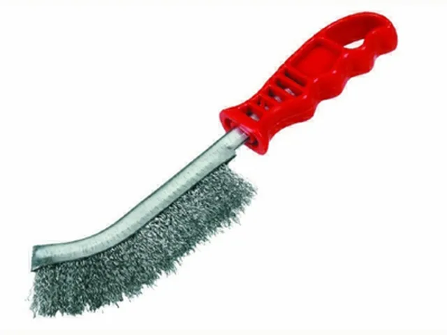 Brosse universelle rouge acier