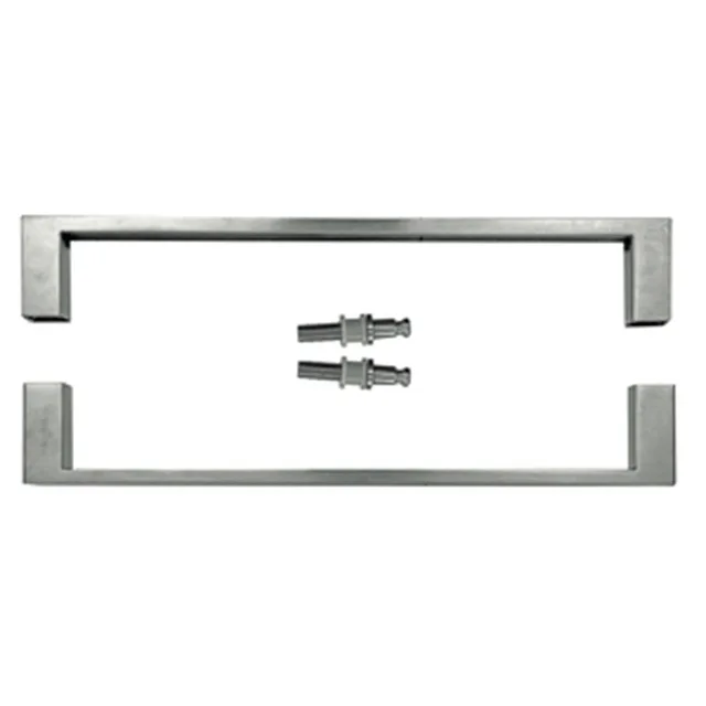 COSMIC Zugstange 20/300 INOX, paarweise, Sicherheitsglas-Halterung