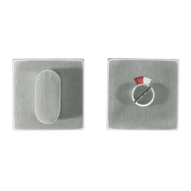 Garniture wc SQUARE SHAPE inox plus