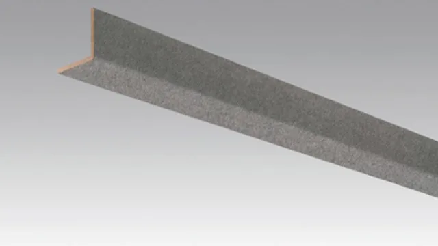 Equerre 33/33 mm Gris non-tissé 20105 -2380*33*3,5mm