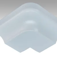 Moulure plafond/clip Blanc uni brillant 19/38 mm - Biemar Bois-1