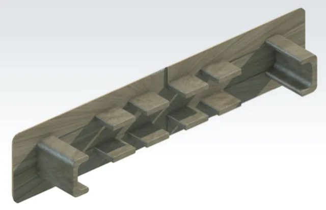 Capuchon pour terrasse GEOLAM Qualita 20C couleur Wenge