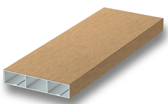 Geolam Soleo 6023 Bois/hybride 30x145mm Teck (compatible euroclass B-S2,d0)
