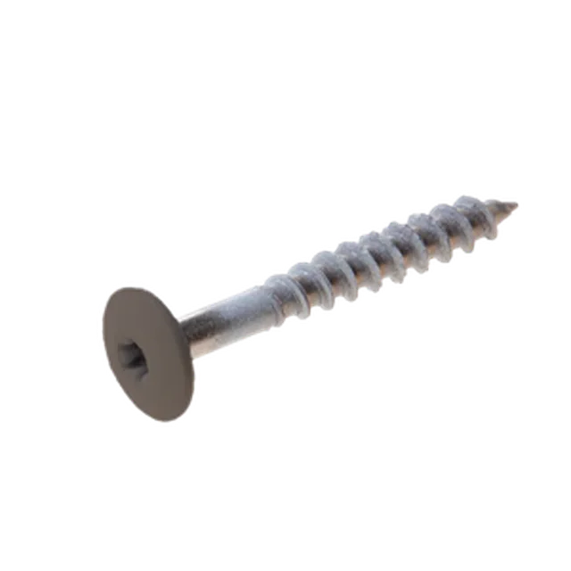 Vis Trespa inox A2 TX20 tête bombée (12 mm) 4,8x38 mm METEON LUMEN L0651 Italian Greige (Emb de 100 pces)