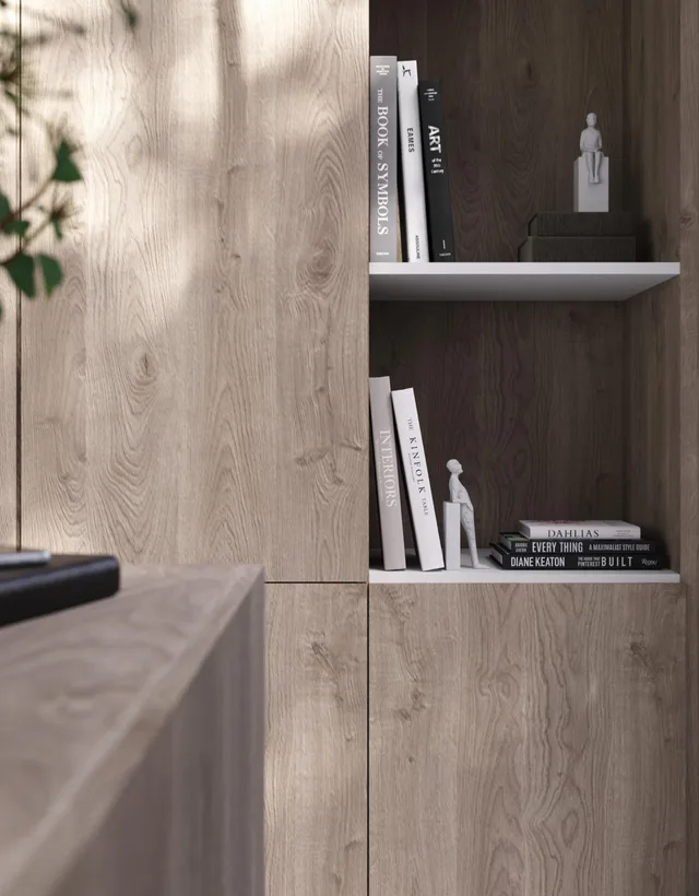 Mélaminé Unilin 18mm Minnesota Oak greige Z5L - Biemar Bois-3