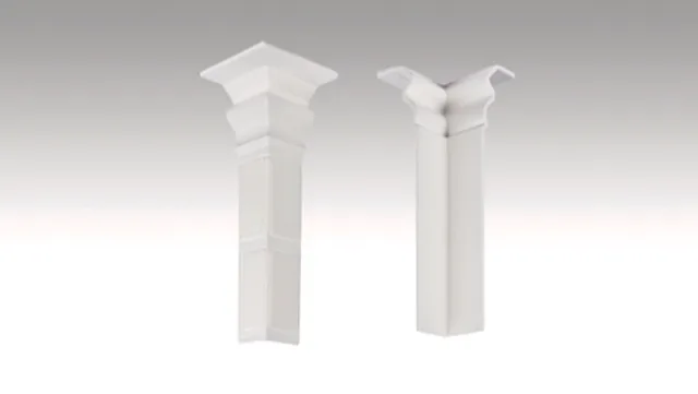 Angle extérieur conçu pour les plinthes 12 PK Blanc 2001