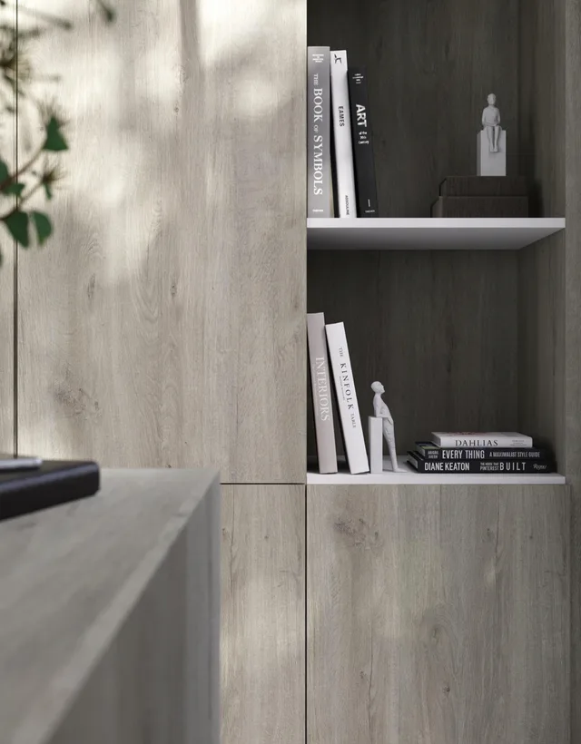 Mélaminé Unilin 18mm Chêne Romantic Dark Grey - Biemar Bois-3