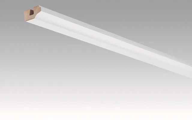 Moulure plafond/clip Blanc brillant 19/38 mm - Biemar Bois