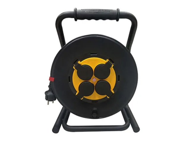 MEDELON Professionelle Kabeltrommel - 40 m - PRO - 2P + T