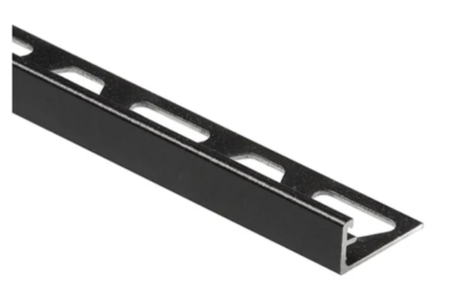 Profil für Panel-X- und Roxer-Paneele, Aluminium schwarz graphit satiniert (MGS), 4,5 x 2500 mm (Art.-Nr. A45MGS)