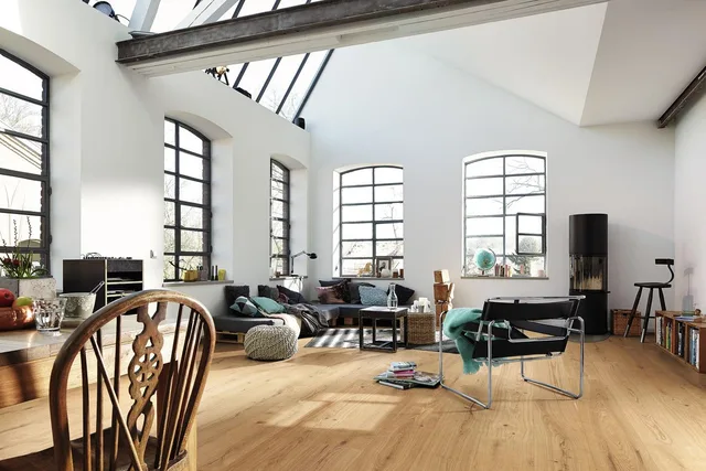 Sol en Bois Lindura HD 400 - Huilé Nature Chêne Authentique Pur 8902 - Biemar Bois