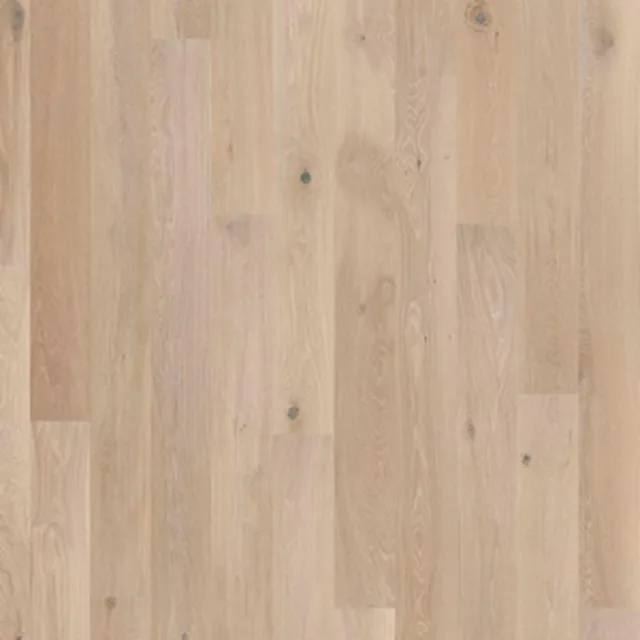 Parquet Tarkett semi massif chêne rustique, âme sapin, à cliquer Shade Oak Satin White Plank 14/3,5x162mm, Huilé Hardwax Oil UV