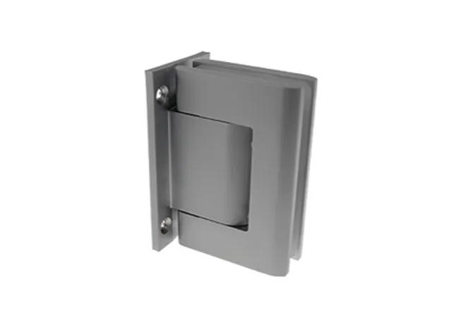 Charnière hydraulique Biloba 8010 (pce) pour porte en verre noir mat 9005 arrêt à 0°,+90° et -90° pour épaisseur de verre de 8 à 13mm et largeur de porte maximale 1000mm. Force portative maximum par pce 50kg