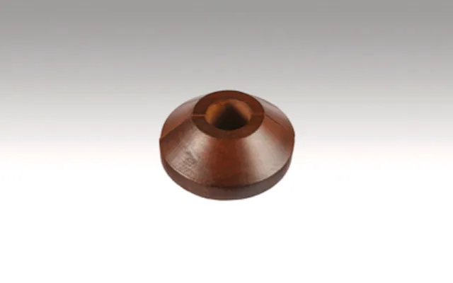 Rosettes pour radiateurs en bois véritable, massif, 15 mm Noyer d'Amérique 015