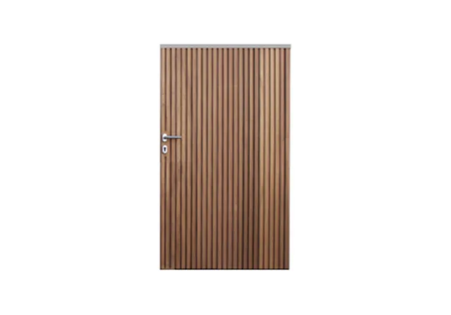 Portail simple Toba ayous sens d'ouverture 1 (RAL9006 alu)