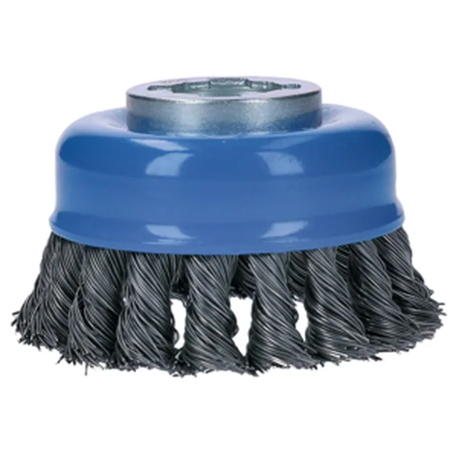 X-LOCK Brosse boisseau, à fils torsadés 75mm métal 0.5mm