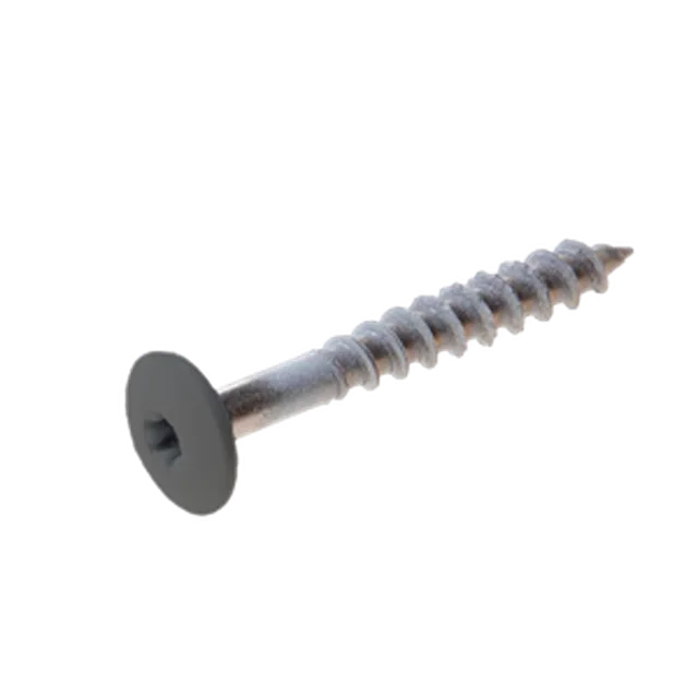 Vis Trespa inox A2 TX20 tête bombée (12 mm) 4,8x38 mm METEON UNI A7000 SlateGrey uitsnede (Emb de 100 pces)