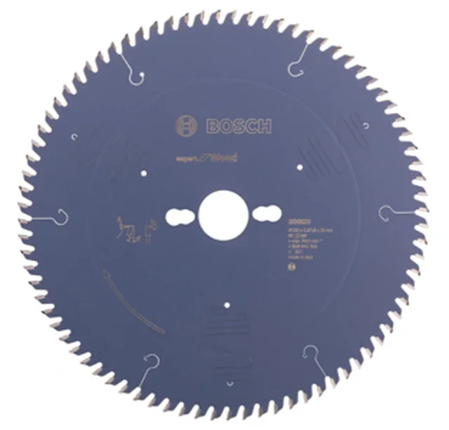 Lame de Scie Circulaire Expert pour Wood, 250 x 30 x 2,5 mm, 80D