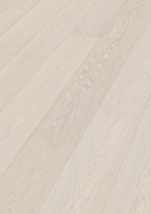 Biemar Bois - Sol en bois Lindura HD 400 Chêne nature blanc polaire-1
