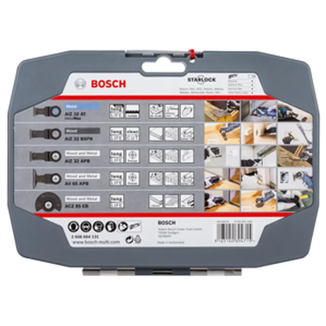 Set 5 pièces Starlock Best of Cutting 4+1 AIZ 32 AT, AIZ 32 BSPB, AIZ 32 APB, AII 65 APB, ACZ 85 EB