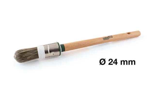 Pinceau rond, manche en bois, Pro Colorline 'Chinex-Polyester mix' 12 mm