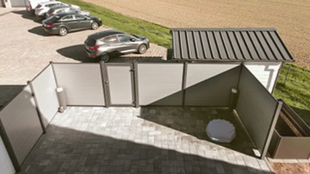SYSTEM ALU PLUS Argenté, Kit Panneau 178 x 184 cm - Biemar Bois-3