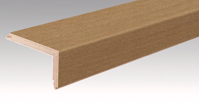 Parquet Profilé pour nez de marche L Chêne authentique greige 9019 | brossé / 2150*108*60mm