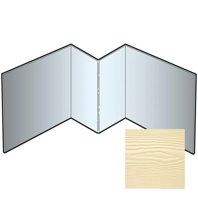 Angle intérieur Cedral Lap 3m C02 Blanc Vanille - Biemar Bois