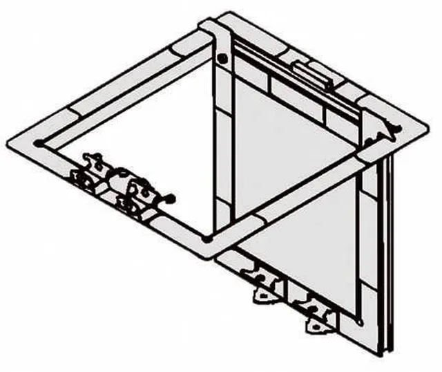 Knauf Trappe résistante au feu EI 30 min 500x500mm - Biemar Bois