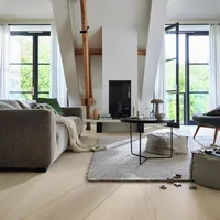Sol Lindura HD 400 - Chêne naturel blanc nacré - Biemar Bois