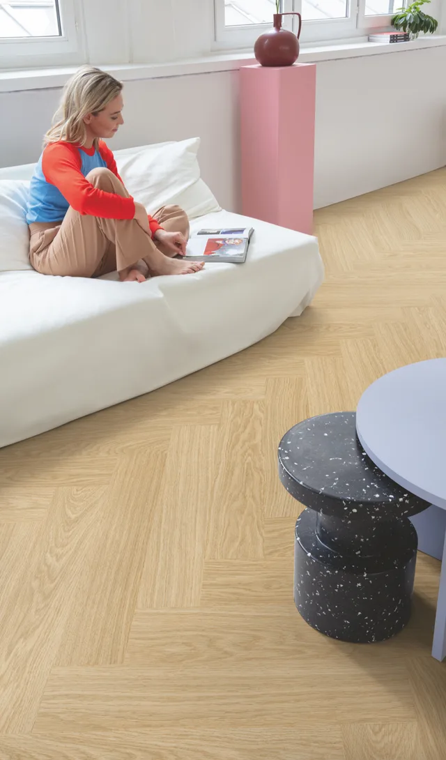 Quick-Step Chêne Rosé Pur 630x126x6 mm avec Sous Couche-8