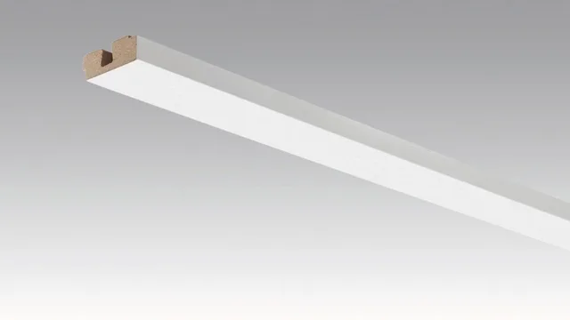 Moulure Carrée Blanc Vintage - Biemar Bois
