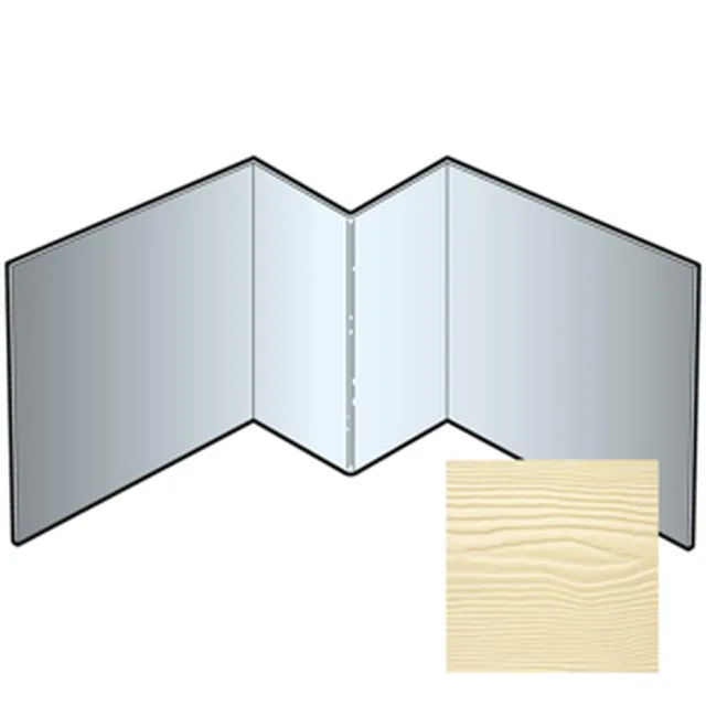 Angle intérieur Sidings Cedral Lap 3m C02 Blanc Vanille