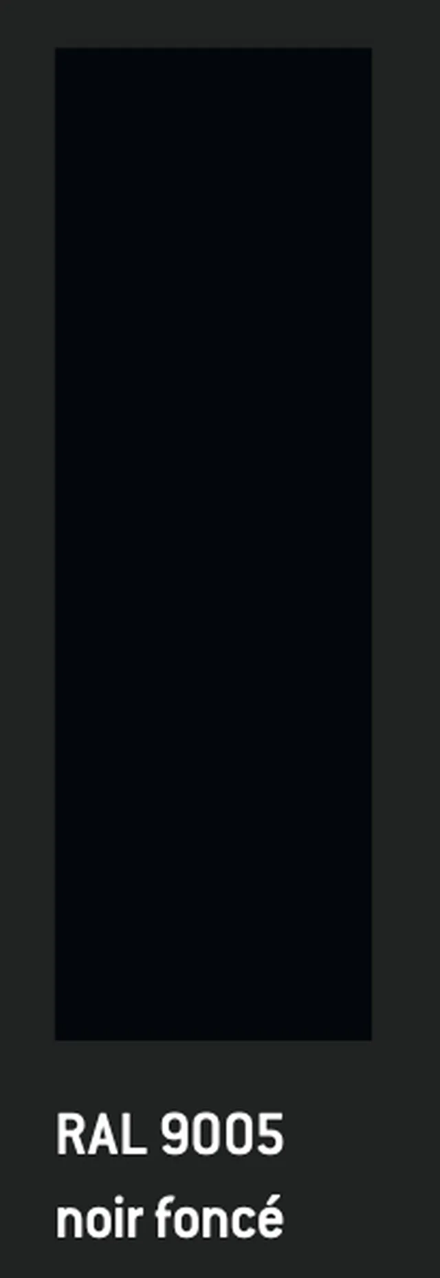 Equitone  Coloura RAL 9005 Noir foncé 8mm 310/125 bords rectifiés