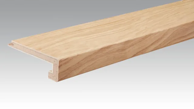 Parquet Profilé pour nez de marche U Chêne harmonieux 9000 | brossé / 2150*108*40mm