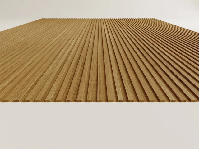 ALFA Relief Chêne Traun - Créneaux 10/10mm - Biemar Bois