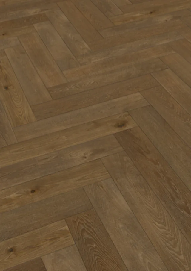 Sol en bois Lindura HS 500 | verni ultra mat Chêne classique gris olive | structure vintage, brossé 8926 700*140*11mm