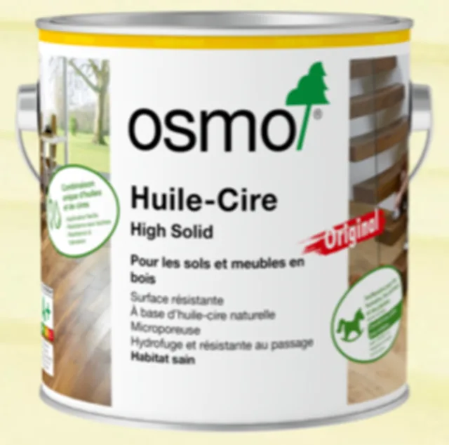 Huile-cire fond 3040 blanc 0,75L (intérieur)