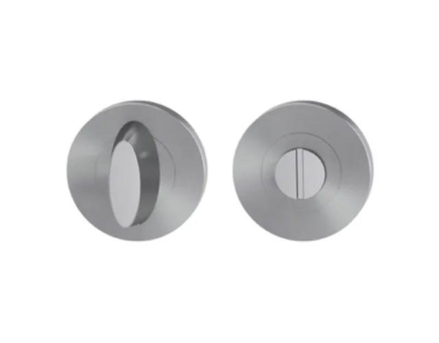 Rosaces classe 4 Objekt 8mm WC inox mat /set