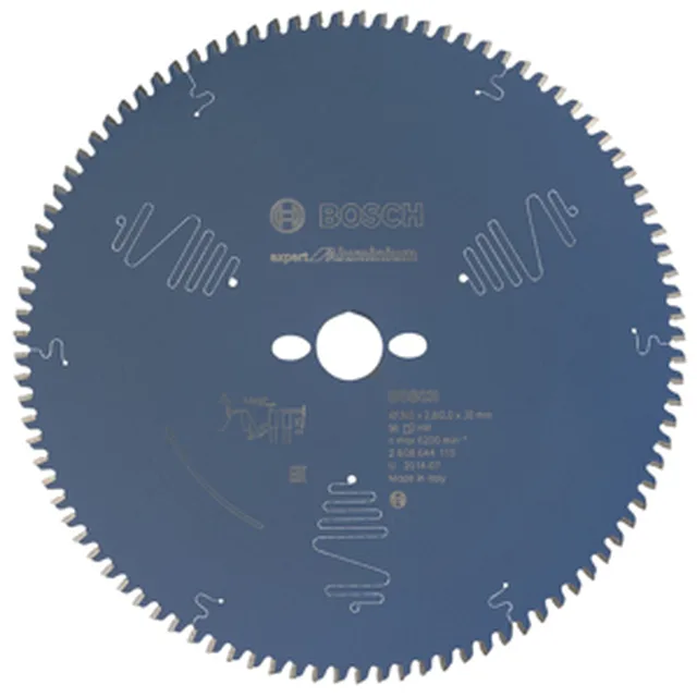 Lame de Scie Circulaire Expert pour Aluminium, 305 x 30 x 2,8 mm, 96D