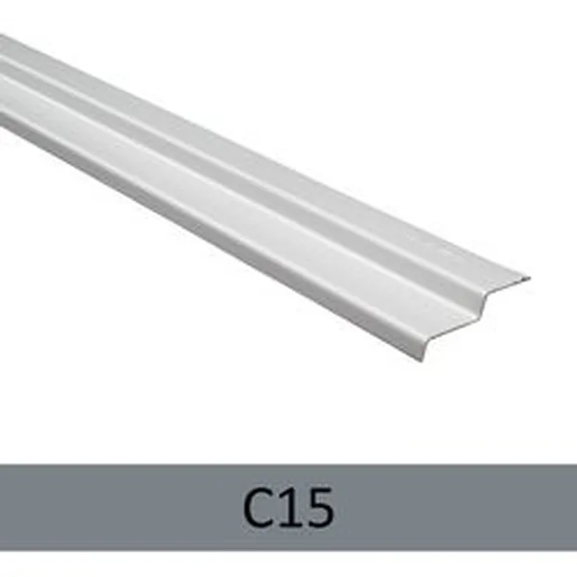 Profil départ Sidings 10mm 3m -015 gris foncé