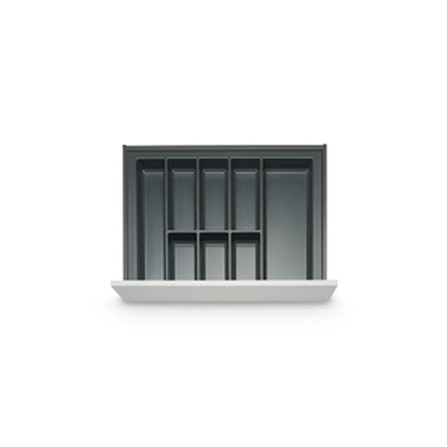 Range-couvert PVC pour Legrabox corps de meuble 700mm (parroi 18mm) prof. 500mm anthracite